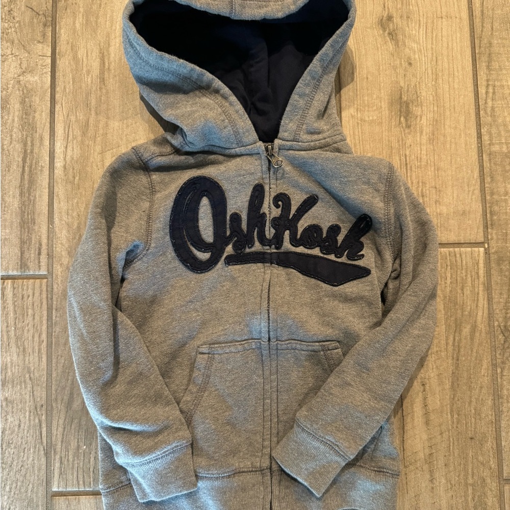 Oshkosh like new zip sweater
